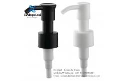 China Soap Dispenser Oil Pump Shampoo Pump Black White Plastic Lotion Pump With Clip supplier