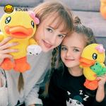 Yellow Duck Cotton Plush Toys For Baby EN71 ASTM CPSIA Certificate