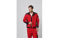 China Outside 250gsm Mens Work Uniforms Microfleece Inside Spring Work Jackets supplier