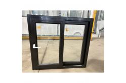 China Double Glazing PVC Modern Black Upvc Sliding Window Lock supplier