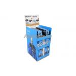 Custom Cardboard Dump Bins 4C Printed Header Cardboard Product Displays for sale