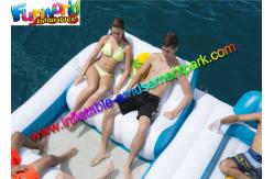China Giant 6 Person Inflatable Raft Pool / Inflatable Pool Floats for Adults supplier