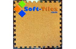 China Multi Colour Short Hair 12X12 1cm Eva Polyester Area Rugs supplier