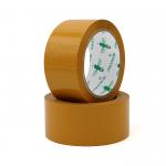 Beige BOPP Parcel Packing Tape Customized Adhesive Package Carton Sealing Tape for sale