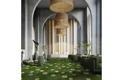 China 7mm Pile Nylon Printed Carpet Tufted Nordic Style With Action Backing supplier