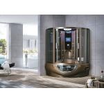 Fan Shaped Bathroom Shower Enclosure , OEM ODM Shower Steam Room Unit for sale