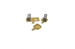 China Pcb Aaa Battery Spring Connector Aa Copper Wire Electrical Contact Coil supplier