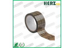 China Width 3-960mm Anti Static Tape , ESD Conductive Tape Black Grid Transparent Film supplier