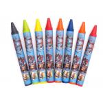 24 PCS 88x8mm factory custom printing best selling cheap crayon/ 24 PCS Eco-friendly colorful 88x8mm Normal wax crayon for sale