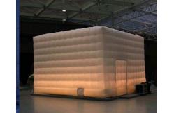 China Advertising Inflatable Buildings , Emergency Shelter With Lighting Inflatable supplier