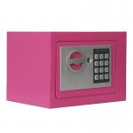 Electronic Digital Hot Pink Steel Security Safe Box With Lock for sale