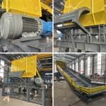 Industrial Scrap Metal Double Shaft Shredding Machine Metal Crusher