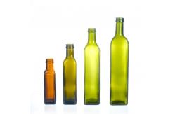 China In Stock 250Ml 500Ml 750Ml Round Glass Oil Bottles With Lid supplier