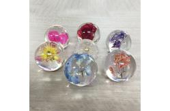 China Acrylic Flower Paperweight  Logo Customized For Decoration supplier