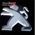 Custom 3d acrylic thermform led lighting car showroom logo for sale