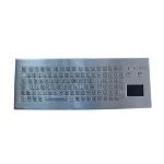 104 Keys IP68 Desktop Industrial Keyboard With Touchpad FN Numeric Keys