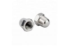 China Nickel Plated Din1587 Hex Domed Nuts supplier