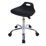 Modern Style ESD Lab Chair Stool For Laboratory Workshop School Office PU Foam Lift Rotate Industry Armrest Height 25-30 for sale