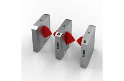 China Acrylic Flap Pedestrian Turnstiles Gate Solution 1400*300*980mm supplier