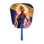 Famous USA Star 16x17cm 3d Hand Fan Custom Lenticular Printing With White Handle for sale