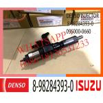 Common Rail Injector 095000-0660 8982843930 8-98284393-0 Injector For ISUZU 4HK1 6HK1 Engine Injector Nozzle 095000-0660 for sale