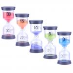 Modern Small Sand Clock Hourglass 1 3 5 Minute Hourglass Timer Free Sample for sale