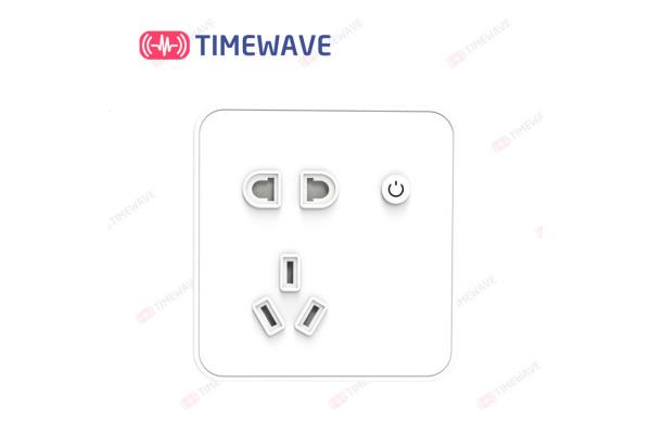 TimeWave Power Consumption Monitoring Device IoT Safe Smart Socket