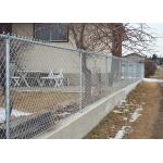 Residential Wire 10ft Steel Chain Link Fencing Galvanized for sale