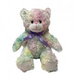 Tie Dye 27cm 10.63in Singing Giant Valentines Day Teddy Bear Stuffed Animals for sale