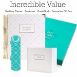 Hard Paper Cover Custom Personal Planner With Planning Stickers / Gift Box