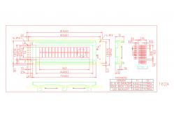 China 16*2  TN STN character LCD Module with PCB industrial use supplier