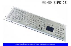 China Customizable Industrial Keyboard With Touchpad Stainless Steel Vandal Proof supplier