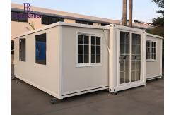 China Expandable Prefab Steel Container Homes Foldable 20ft 40ft supplier