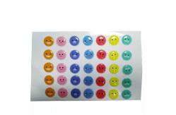 China 3d Circle Clear Epoxy Dome Stickers Labels PP PVC PET Led supplier