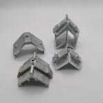 45° Aluminum Window & Door Connector For Sliding Systems Square Hole Corner Fitting for sale