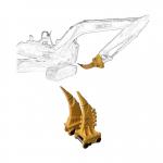 Heavy Duty Excavator Rock Ripper Excavator Ripper Attachment For JCB Case Sany for sale