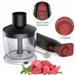 12 Speed Multi Purpose Hand Mixer Blender 800W For Baby Food / Smoothies