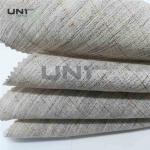 natural / black / white heavy weight interfacing cloth for men‘s suit  with good resistance for sale