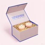 Custom Logo Color Square Blue Magnetic Jewellery Packaging Luxury Gift Boxes For Present for sale