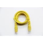 1Gbps Cat6 Networking Cable Yellow 250MHz Ethernet Patch Cable RJ45 PVC Jacket for sale