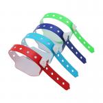 Customizable Plastic Vinyl Event Wristbands Disposable Waterproof Activity Event sales promotion Gift Wristband