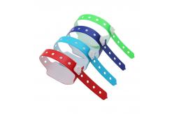 China Customizable Plastic Vinyl Event Wristbands Disposable Waterproof Activity Event sales promotion Gift Wristband supplier