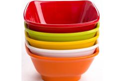 China Buffet Serving Melamine Plastic Bowls , Reusable Oval Melamine Salad Bowl supplier