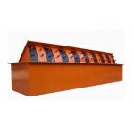 High tonnage hydraulic control checkpoint road blocker system , LED light warning
