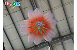 China 6.6FT Giant Inflatable Flower With Led Lights Inflatable Flower For Park supplier