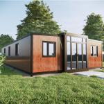 Fast Build Steel Prefab Modular Container Home , Expandable Prefab Tiny Home for sale