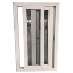 North American Modern Design  PVC Sliding Window UPVC Plastic Sliding Glass Windows for sale