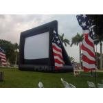 Advertising Inflatable Outdoor Movie Screen , Inflatable Projector Screen for sale