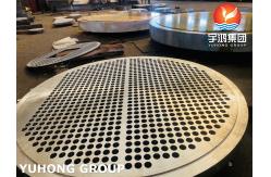 China EN10028 1.4541 Tubesheet Essential Component For Heat Exchanger Parts supplier