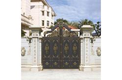 China Modern Simplicity Design Custom Aluminum Fence with Sliding Open Style supplier
